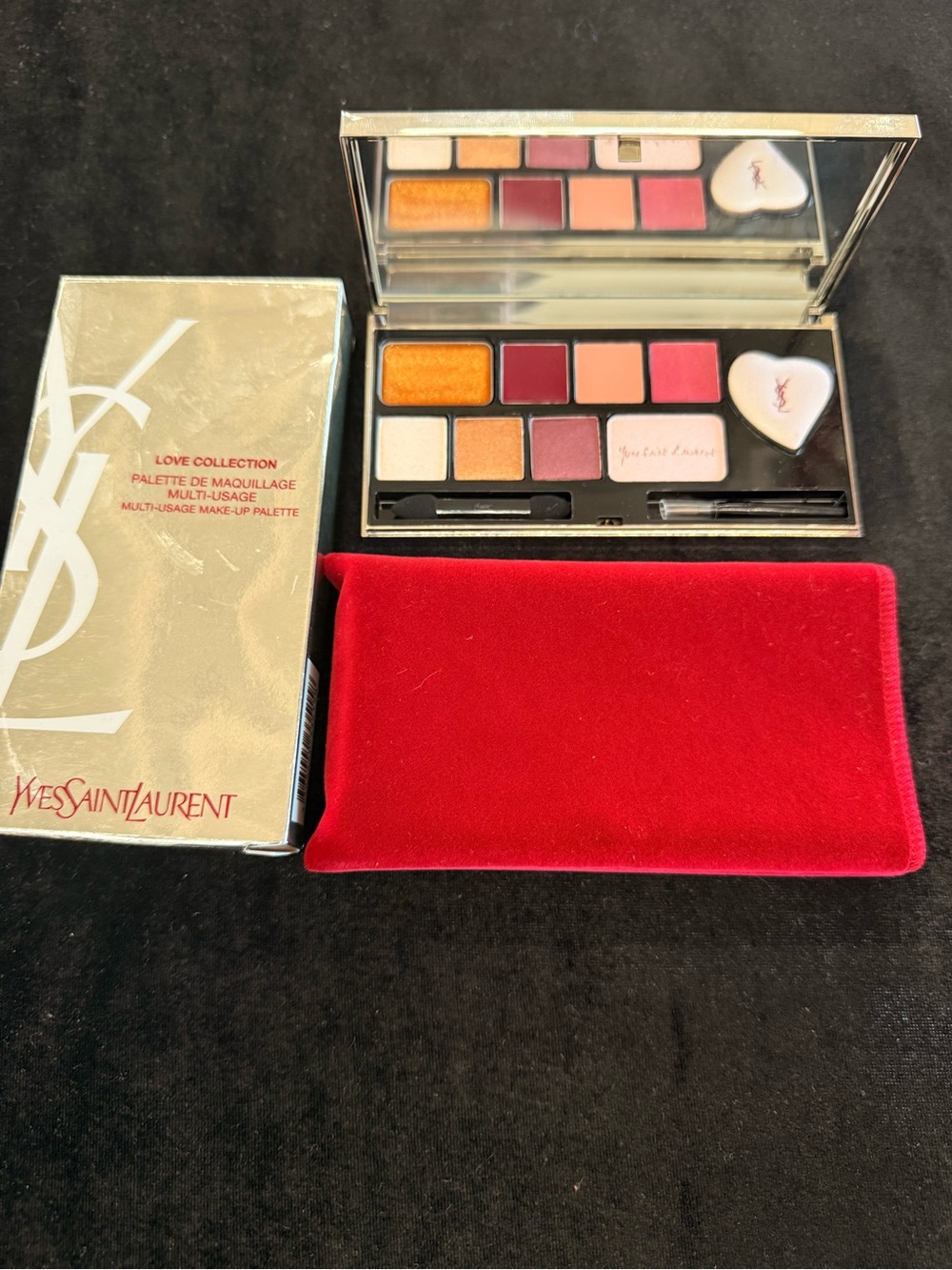 Yves Saint Laurent Love Collection Palette — Gold, Red, Pink, Cream